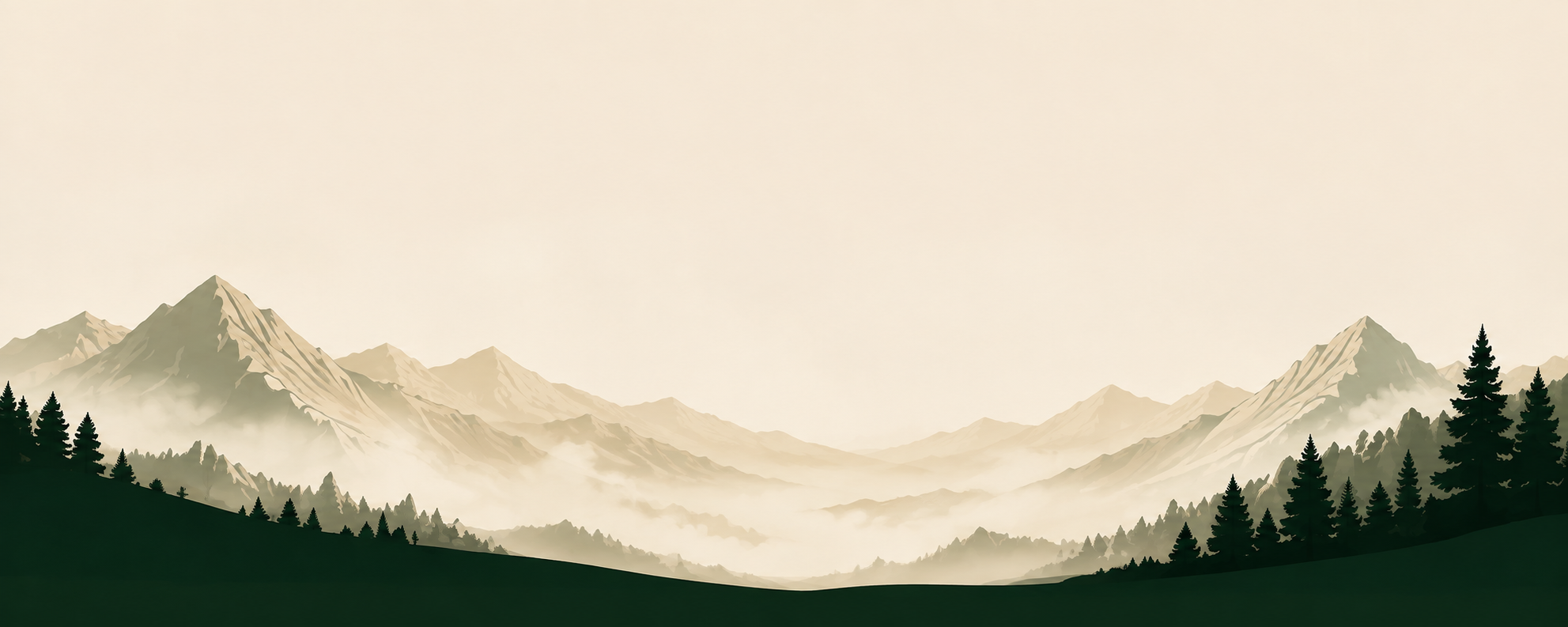 Misty hills of the Western Ghats surrounding Cloud 9 Hills Resort