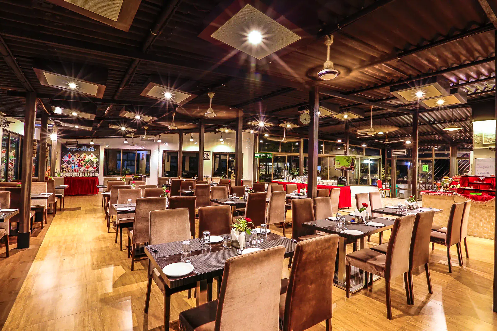 Sunset dining at Cloud 9 Hills Resort