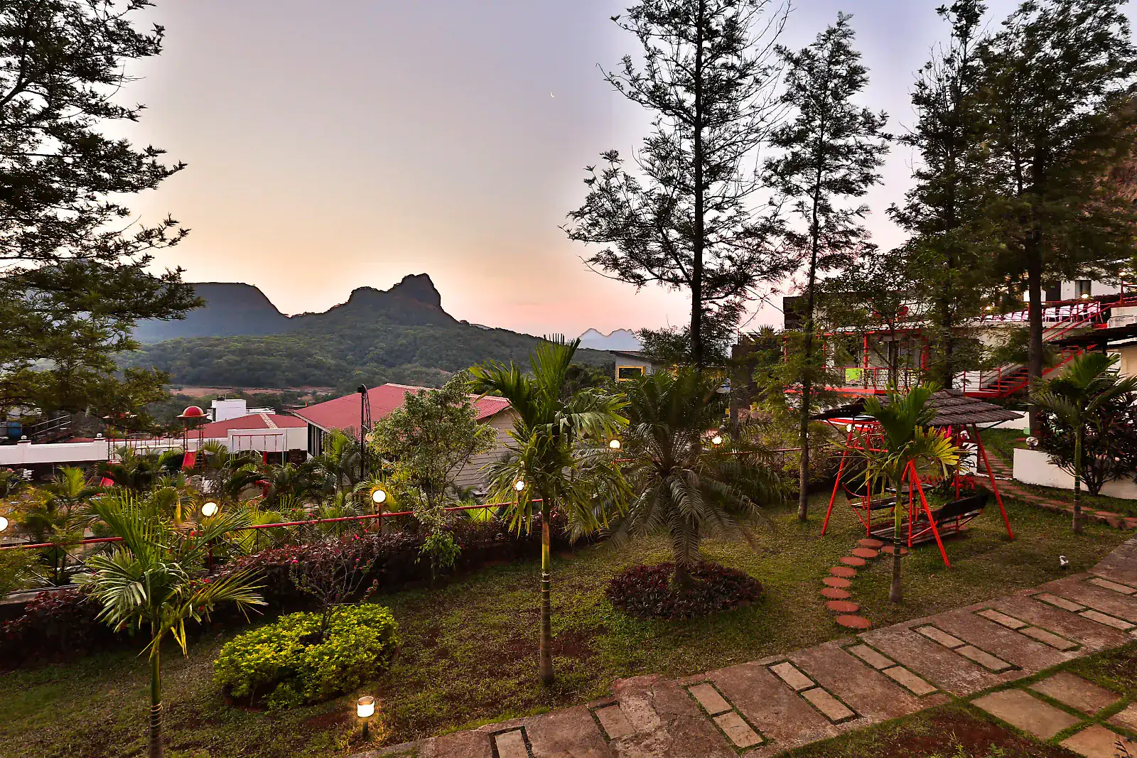 View from a villa balcony at Cloud 9 Hills Resort